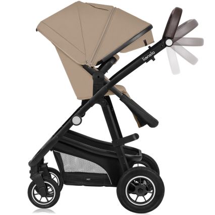 Lionelo - Yhdistelmävaunut 3-in-1 BIANKA beige hiekka