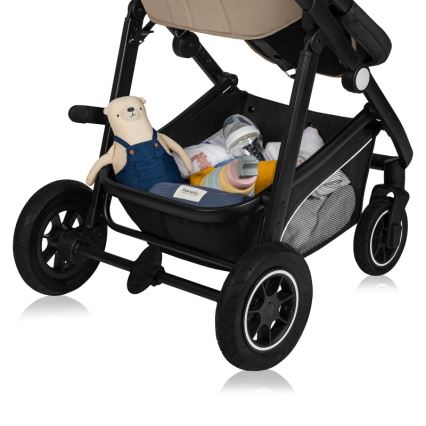 Lionelo - Yhdistelmävaunut 3-in-1 BIANKA beige hiekka