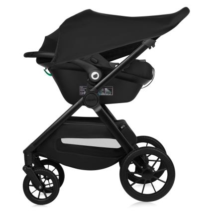 Lionelo - yhdistelmävaunut 3-in-1 LAYLA Black Onyx