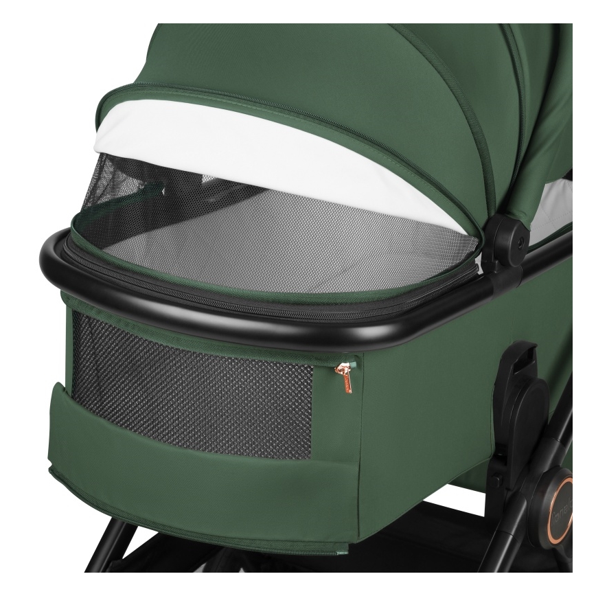 Lionelo - yhdistelmävaunut 3-in-1 LAYLA Green Forest
