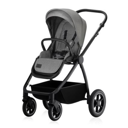 Lionelo - Yhdistelmävaunut 3-in-1 MERIL Grey Stone
