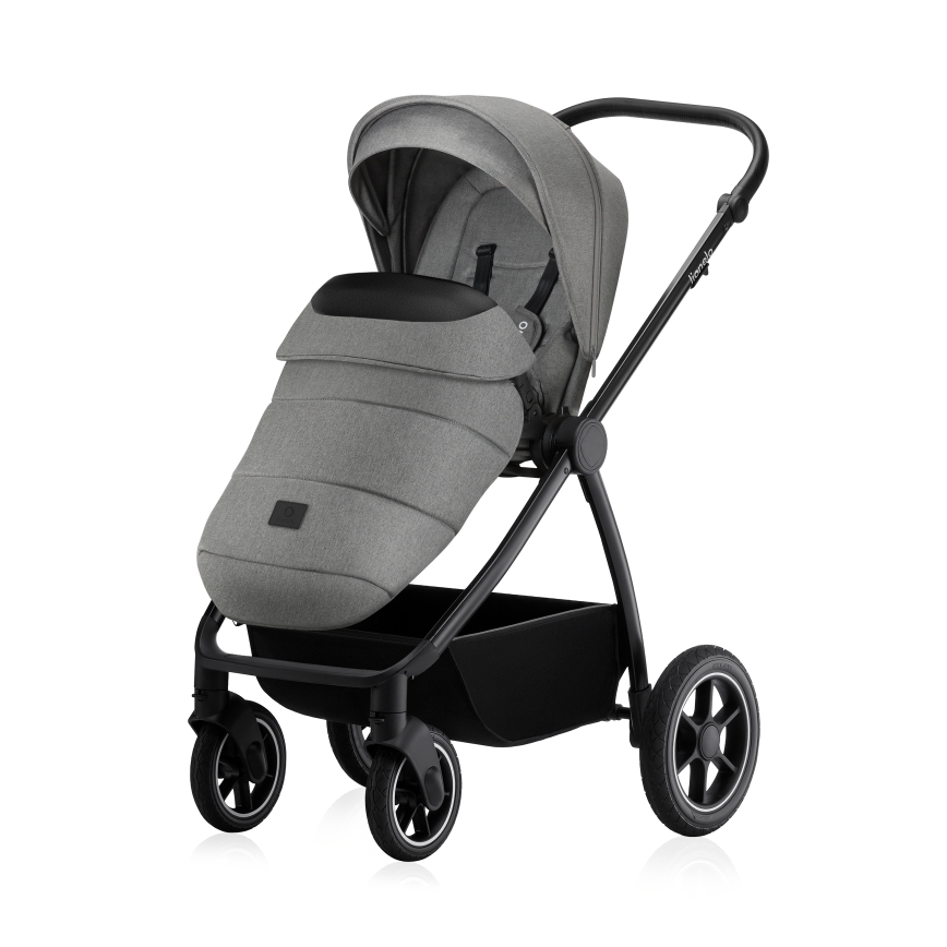 Lionelo - Yhdistelmävaunut 3-in-1 MERIL Grey Stone