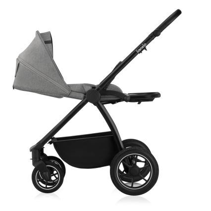 Lionelo - Yhdistelmävaunut 3-in-1 MERIL Grey Stone