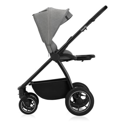 Lionelo - Yhdistelmävaunut 3-in-1 MERIL Grey Stone