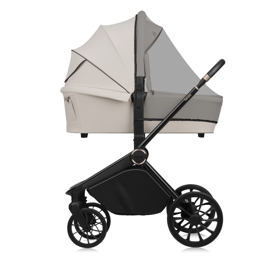 Lionelo - yhdistelmävaunut 3-in-1 MIKA PLUS Beige Sand