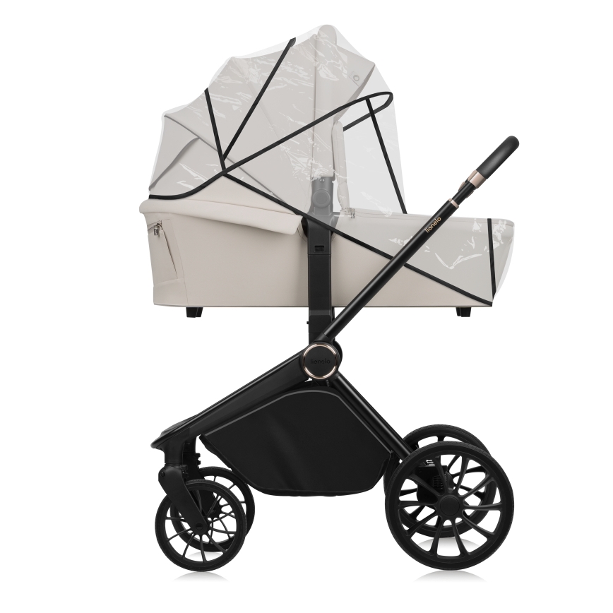Lionelo - yhdistelmävaunut 3-in-1 MIKA PLUS Beige Sand