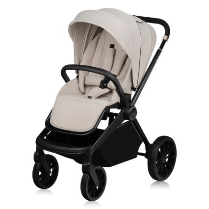Lionelo - yhdistelmävaunut 3-in-1 MIKA PLUS Beige Sand