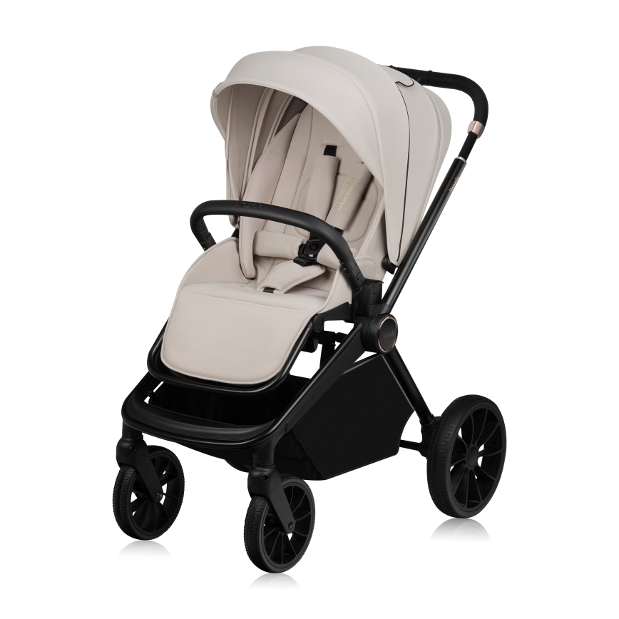 Lionelo - yhdistelmävaunut 3-in-1 MIKA PLUS Beige Sand