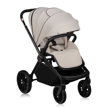 Lionelo - yhdistelmävaunut 3-in-1 MIKA PLUS Beige Sand