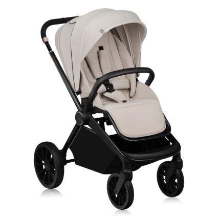 Lionelo - yhdistelmävaunut 3-in-1 MIKA PLUS Beige Sand