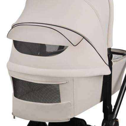 Lionelo - yhdistelmävaunut 3-in-1 MIKA PLUS Beige Sand