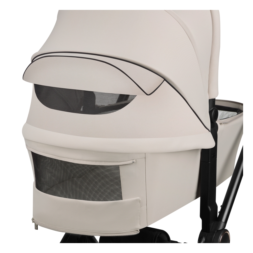 Lionelo - yhdistelmävaunut 3-in-1 MIKA PLUS Beige Sand