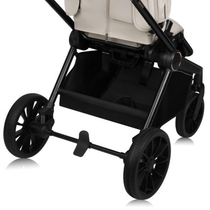 Lionelo - yhdistelmävaunut 3-in-1 MIKA PLUS Beige Sand