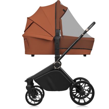 Lionelo - yhdistelmävaunut 3-in-1 MIKA PLUS Brown Rust