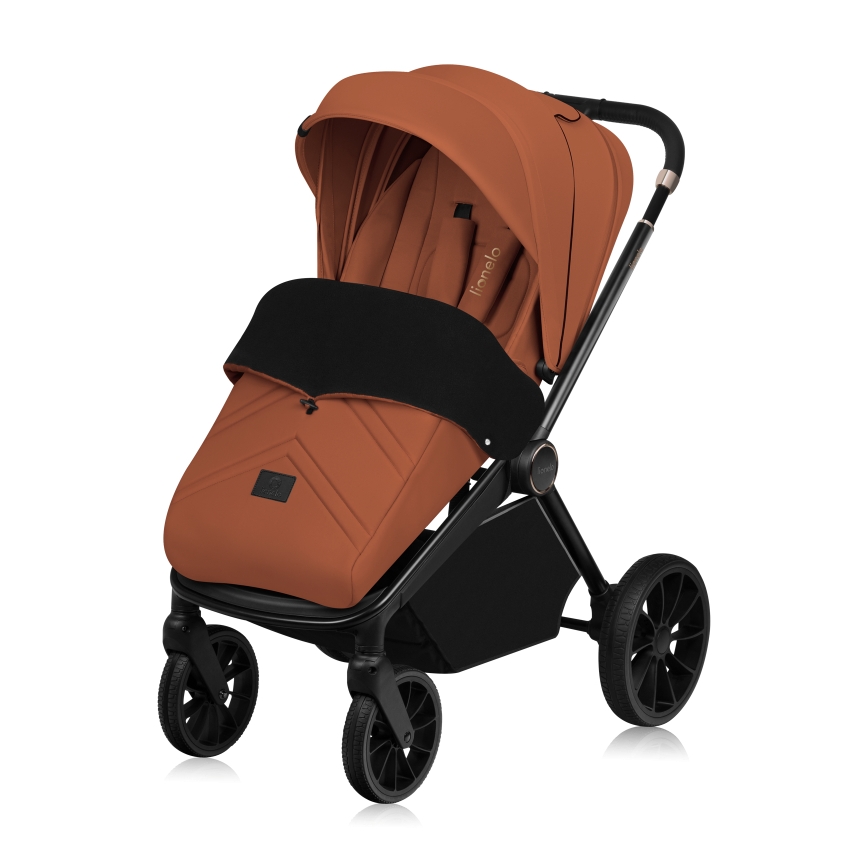 Lionelo - yhdistelmävaunut 3-in-1 MIKA PLUS Brown Rust
