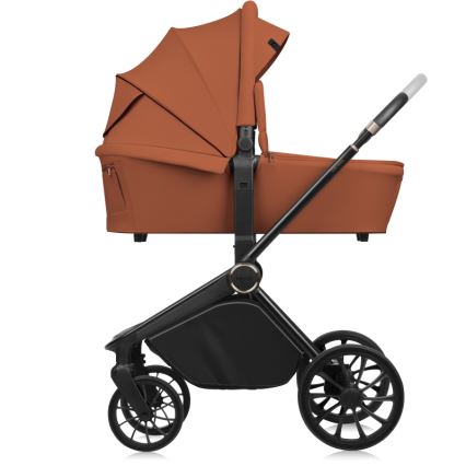 Lionelo - yhdistelmävaunut 3-in-1 MIKA PLUS Brown Rust