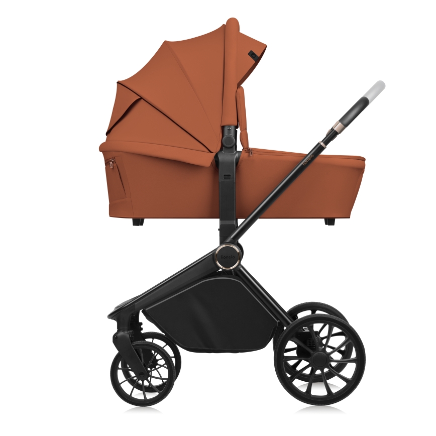 Lionelo - yhdistelmävaunut 3-in-1 MIKA PLUS Brown Rust