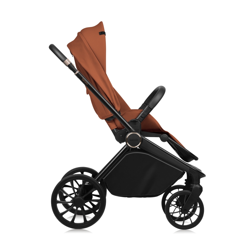 Lionelo - yhdistelmävaunut 3-in-1 MIKA PLUS Brown Rust