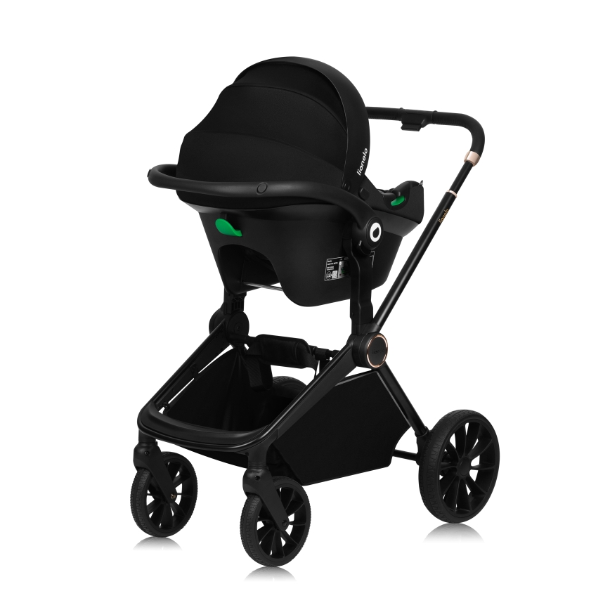 Lionelo - yhdistelmävaunut 3-in-1 MIKA PLUS Brown Rust