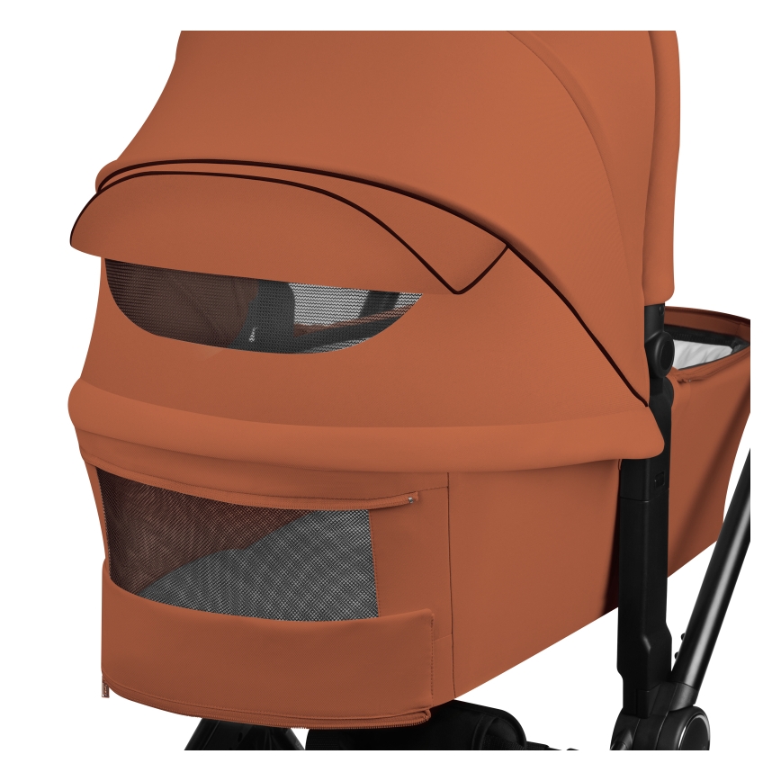 Lionelo - yhdistelmävaunut 3-in-1 MIKA PLUS Brown Rust
