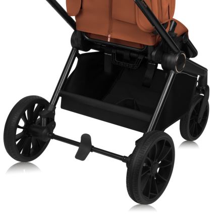 Lionelo - yhdistelmävaunut 3-in-1 MIKA PLUS Brown Rust