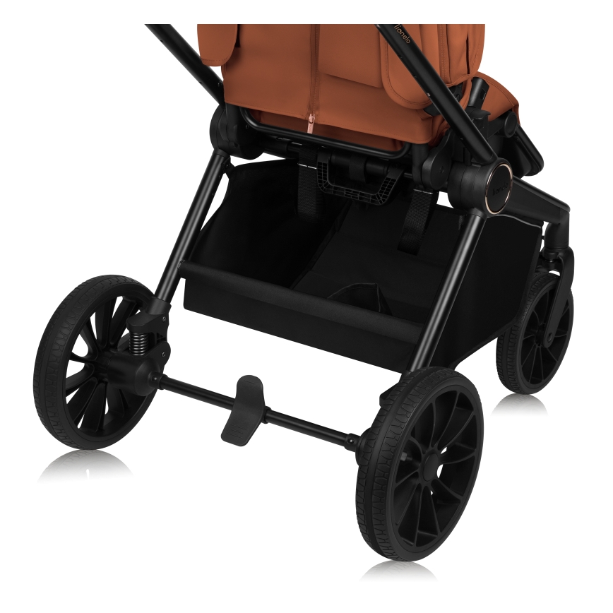 Lionelo - yhdistelmävaunut 3-in-1 MIKA PLUS Brown Rust
