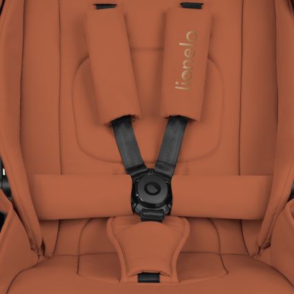 Lionelo - yhdistelmävaunut 3-in-1 MIKA PLUS Brown Rust