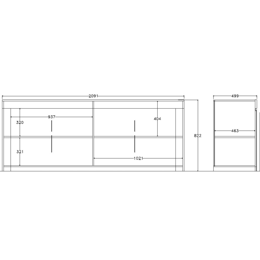 Lipasto FINERA valkoinen