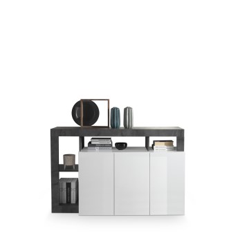 Lipasto LENOR valkoinen/antrasiitti