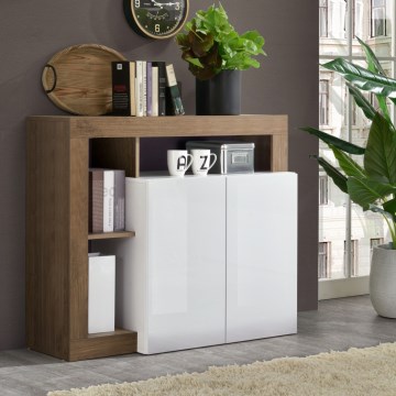 Lipasto LENOR valkoinen/tammi