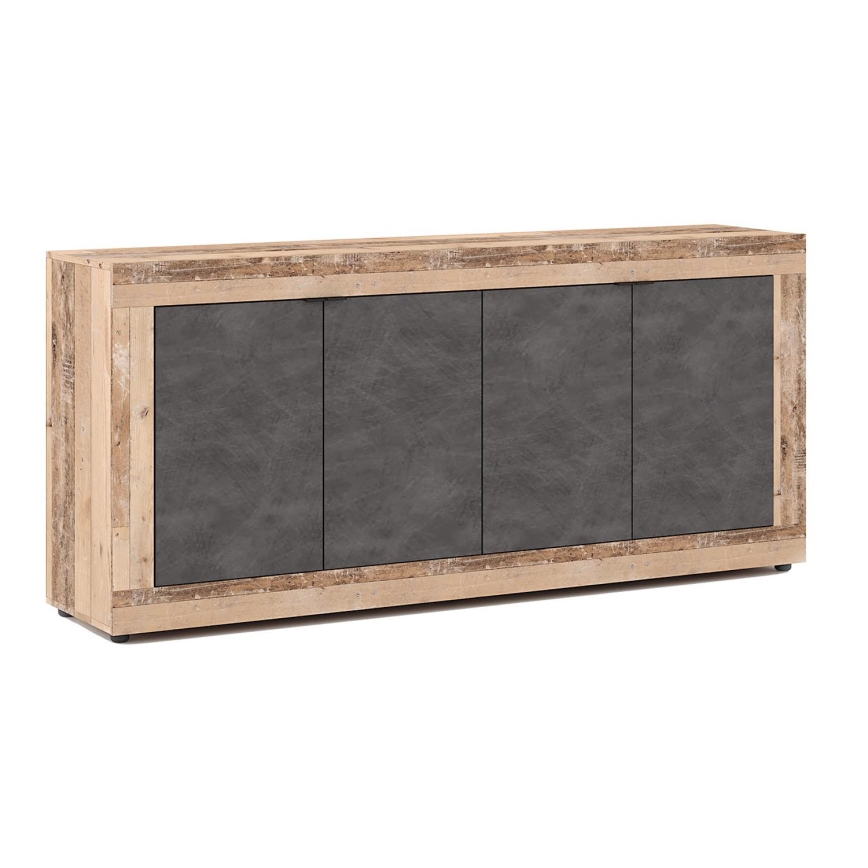 Lipasto RUNEA vaaleanruskea/antrasiitti