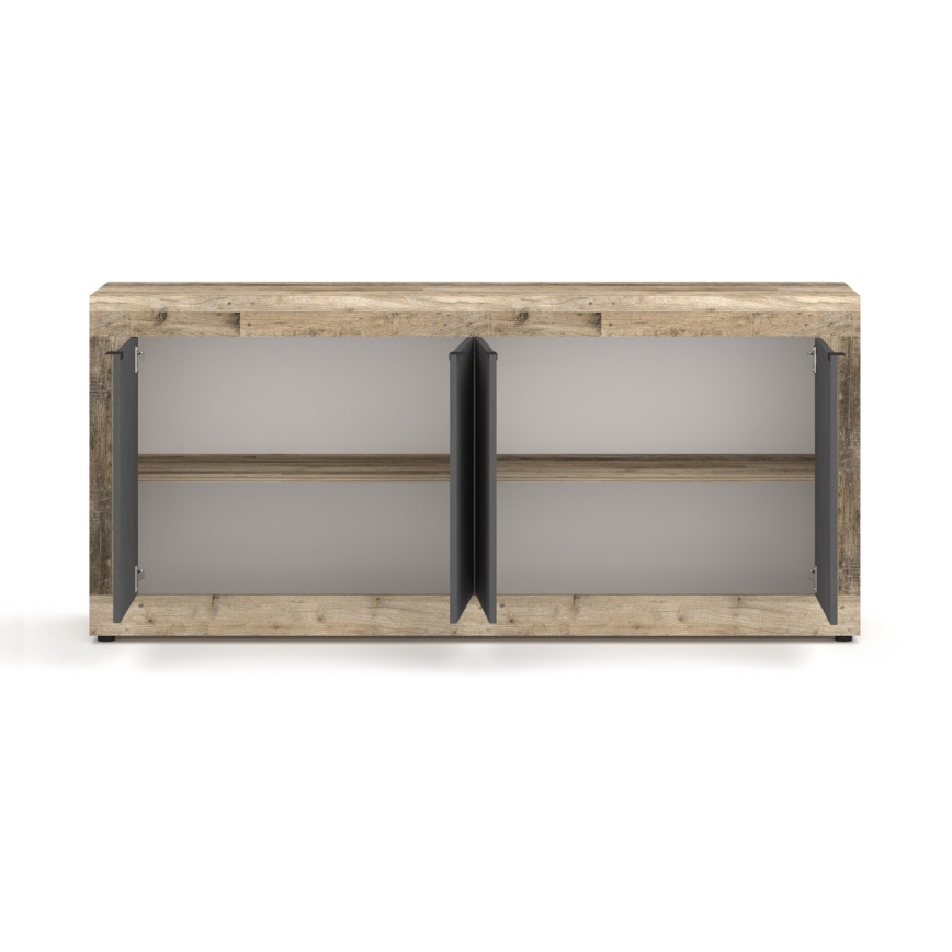 Lipasto RUNEA vaaleanruskea/antrasiitti