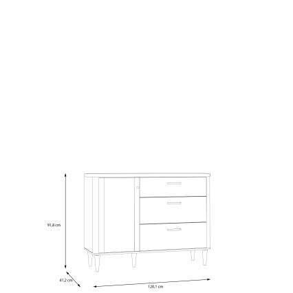 Lipasto VIRO ruskea/beige