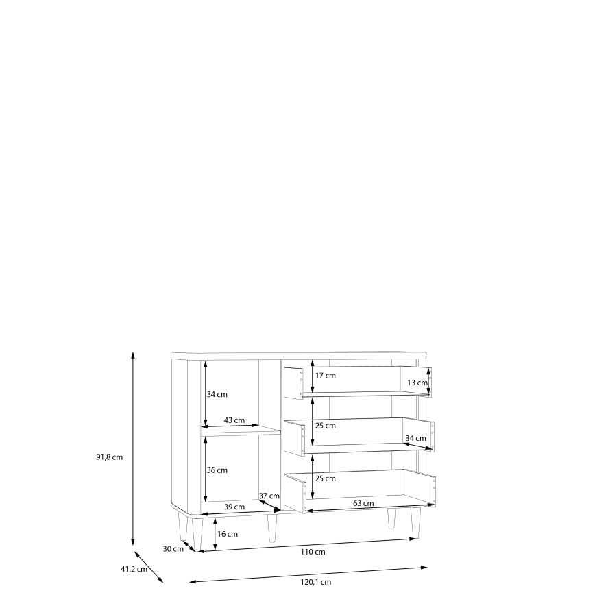 Lipasto VIRO ruskea/beige