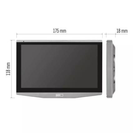 Lisämonitori video-ovikellolle GoSmart 12V Wi-Fi Tuya
