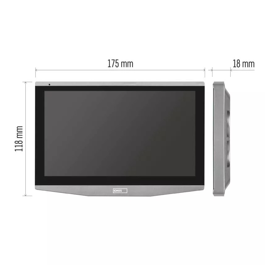 Lisämonitori video-ovikellolle GoSmart 12V Wi-Fi Tuya