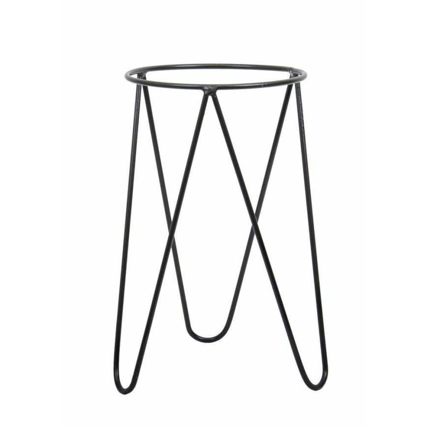 Kukkalaatikon teline LOFT 50x30 cm musta