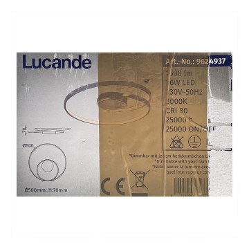 Lucande - LED Himmennettävä kattovalaisin MAIRE LED/26W/230V