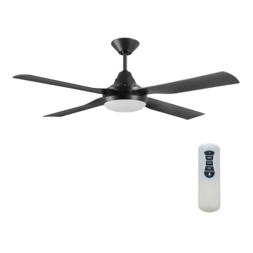 Lucci air 212899 - LED Himmennettävä kattotuuletin MOONAH 1xGX53/21W/230V musta + kauko-ohjain