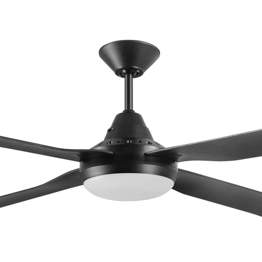 Lucci air 212899 - LED Himmennettävä kattotuuletin MOONAH 1xGX53/21W/230V musta + kauko-ohjain