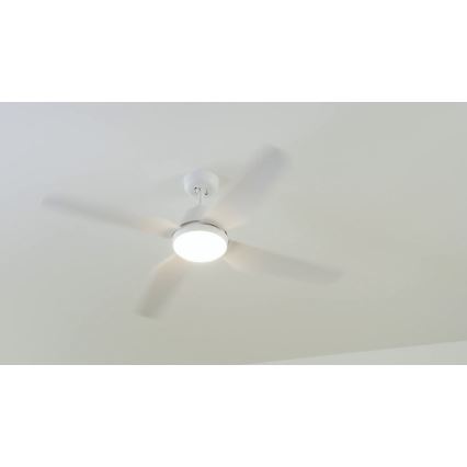 Lucci Air 212994 - LED Kattotuuletin ARIA LED/18W/230V valkoinen + kauko-ohjaus