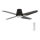 Lucci Air 213002 - LED Kattotuuletin AIRFUSION ARIA LED/18W/230V musta + kauko-ohjaus