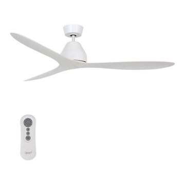 Lucci air 213040 - Kattotuuletin WHITEHAVEN valkoinen + kauko-ohjaus