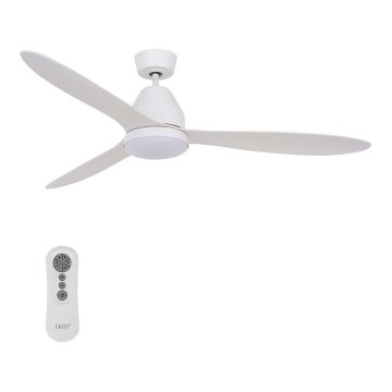 Lucci air 213043 - LED Kattotuuletin WHITEHAVEN GX53/17W/230V valkoinen + kauko-ohjaus
