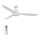 Lucci air 213043 - LED Kattotuuletin WHITEHAVEN GX53/17W/230V valkoinen + kauko-ohjaus