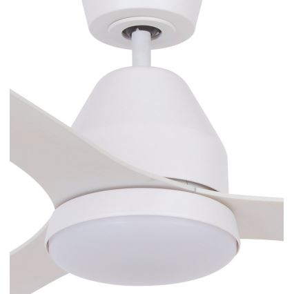 Lucci air 213043 - LED Kattotuuletin WHITEHAVEN GX53/17W/230V valkoinen + kauko-ohjaus
