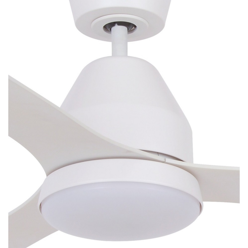 Lucci air 213043 - LED Kattotuuletin WHITEHAVEN GX53/17W/230V valkoinen + kauko-ohjaus