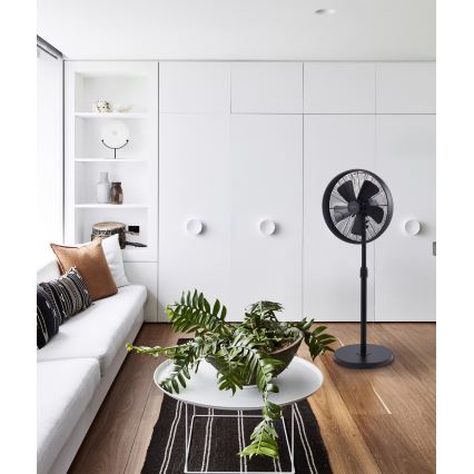 Lucci Air 213115EU - BREEZE lattiatuuletin musta