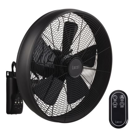 Lucci air 213124 - Kaukosäädin tuulettimelle BREEZE musta