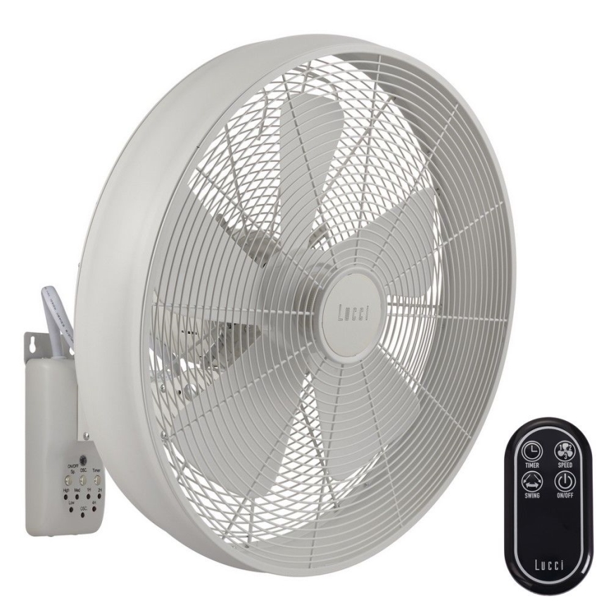 Lucci air 213124 - Kaukosäädin tuulettimelle BREEZE musta